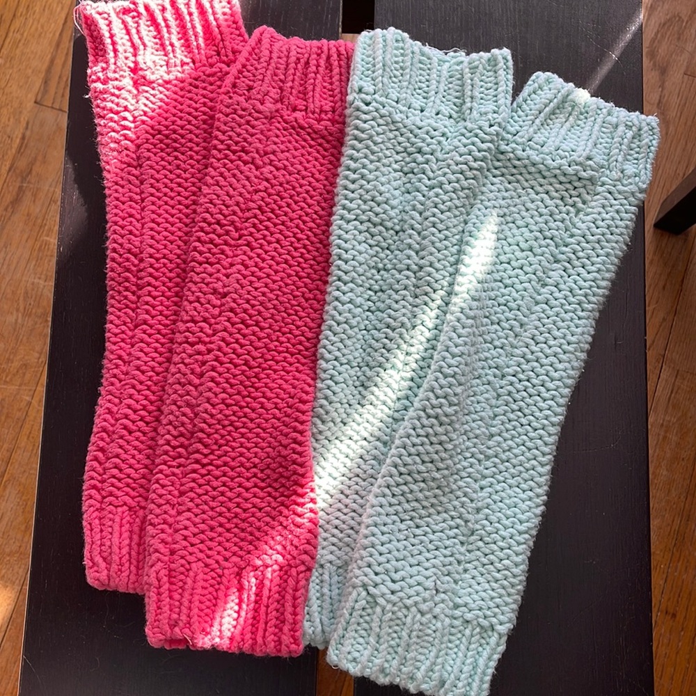 Tea Collection leg warmers XS 2-5yr adorable with many compliments, mint cond.